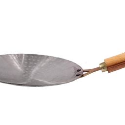 RJ kitchenware Store Pure Iron Tawa Heavy Base for Roti/Chapati/Chapati with Wooden Handle Roti image 2