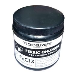 techdelivers TECHDELIVERS® Ferric Chloride (FeCl3) PCB Etching Powder For PCB Making - 500 Grams image 2