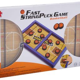 Wizplex Wiztoy Fast Sling Puck Game Board String Hockey Toy| Party Game for Adult Parent Kids Children image 1