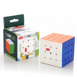 Chanak 4x4 Cube, High Speed Stickerless Cube Puzzle for Kids, Brainstorming Cube for Kids Above 6 Years, BIS Approved. image 1