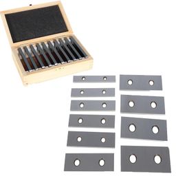 TJHSM 10 Pair 1-8 x 4 Machinist Parallel Block Tool Set, 0.0002 Parallelism 1/2 to 1-5/8 Alloy Steel Precision Matched Parallel Bar image 1