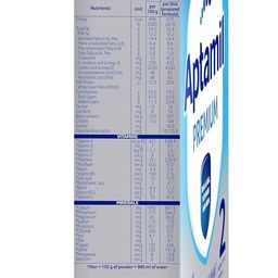 Aptamil Premium Infant Formula Milk Powder for Babies - Stage 2 (6-12 Months) - with Prebiotics and DHA - 400gms - BIB Pack image 5