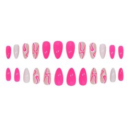 Buddy Jelly Trends Premium Designer 24pcs Stick-on Nails set, with Easy Glue Tab application, Nails are Reusable & Unbreakable (Y-157) image 4