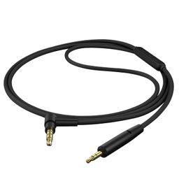 GEEKRIA Audio Cable with Mic Compatible with JBL Live 650BTNC 500BT Tune 770NC 760NC Headphones Cable, 2.5mm to 3.5mm Replacement Stereo Cord with Inline Microphone and Volume Control (4 ft/1.2 m) image 2