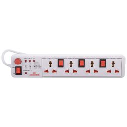 Anchor by Panasonic Spike Guard- 4 Universal Socket Shutter with Individual Switch - 4 Mtr (22569) (White, 1 Piece) image 2