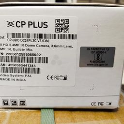 CP PLUS 2.4MP IR Dome Security Camera | 3.6mm Fixed Lens | Max 25/30fps at 2.4MP | DWDR, Day/Night (ICR) | IR Range of 20 Mtrs., Smart IR | Support Built-in Mic - CP-URC-DC24PL2C-V3 image 3
