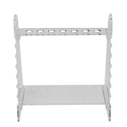 QANYEGN Organic Glass Pipee Rack, Trapezoid Pipee Rack Holder, oratory Pipee Stand with 1.5cm Hole Diameter image 1