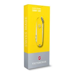 Victorinox Swiss Army Knife - FRESH. STYLISH. COLORFUL SWISS CLASSICS - 7 Function, Multi-utility tool with a Pair of Scissors - Sunny Side, 58 mm, Yellow, M image 4