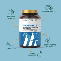 MOUNTAINOR Advanced Probiotic Formula With 50 Billion CFU & 16 Probiotic Strains - 60 Veg Capsules For Men & Women Probiotic Capsules For Digestion Support, Gut Health, And Immunity. image 4