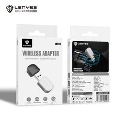 Lenyes LR204, Wireless Bluetooth USB Adapter, Bluetooth v5.1, Plug-and-Play, Universal Compatibility, HD Sound Effects, 3.5mm Car Kit Music Receiver for Home/Car Stereo Sound System, Portable Speaker image 3