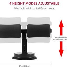 SILENCIO Sit-Up Bar With Foam Handle and Rubber Suction Seat Up Fitness Equipment Sit-ups and Push-ups Assistant Device For Weight Lose Gym Workout Abdominal Curl Exercise Trainer at Home (Pack of 1) image 2