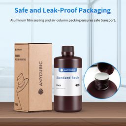 ANYCUBIC 3D Printer UV Resin 405nm Rapid Photopolymer for Photon/S Liquid 3D Resin Universal High Precision for LCD/DLP/SLA 3D Printers (1L Black) image 5