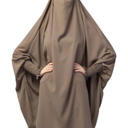 SHE24 Ready to Wear tie at back smoking at wrist with Naqab instant Khimer image 1