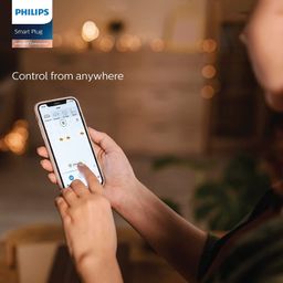 PHILIPS 6-16A Smart WiFi Plug | Wiz Connected Voice Controlled, Amazon Alexa & Google Assistant Compatible Smart Plug with Energy Consumption Monitoring, Pack of 1 image 3