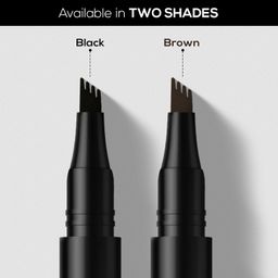 RENEE Browfill Eyebrow Pen - Black | Waterproof & Smudge-Proof | One Swipe Application | Micro Precision | Natural & Long-Lasting Finish | For Denser & Fuller Eyebrows | Easy to Use | Cruelty-Free image 5