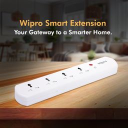 Wipro Smart Extension with WiFi, 4-Socket Smart Extension Board with Alexa Support, 16 Amp Power Socket, Control Your Appliances from Anywhere, White (DSE2150), Pack of 1 image 2