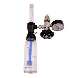 Oxygen Flow Meter With Humidifier Bottle || Flowmeter For Oxygen Cylinder Humidifier Bottle o2 Regulator || Fine Adjustment Valve image 1