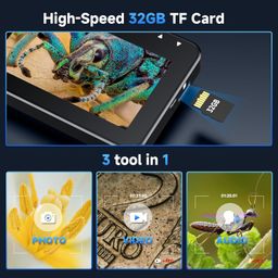 LP043H 4.3 Inch Coin Microscope with HDMI, Leipan 1000X LCD Digital Microscope for Adults,1080P Coin Magnifier Taking Photo/Video with 8 LEDs,Compatible with Windows,Mac,and TV,32GB SD Card Included image 5