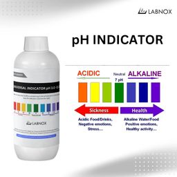Labnox® Universal indicator solution pH 3.0-11.0 | pH testing solution 500 ml image 5