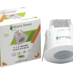 Quick Sense PIR Motion Sensor with Light Sensor, Energy Saving Detector (Fall/Recessed Ceiling Mounted) Automatic Infrared Motion Detection | Adjustable LUX & Time Delay for Smart Lighting (Set of 2) image 2