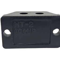 Control Panel 30A 2 Ways Bakelite Connector Strip (Close type) Double Row # Black Colour Terminal (Pack of 5) image 3
