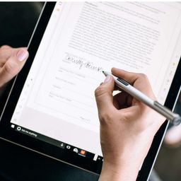 Adonit Ink - Fine Point Precision Stylus for Microsoft Surface and Windows Touchscreen, Silver (ADIS) image 2