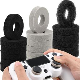 18 Pieces Precision Control Ring Aim Assist Precision Target Rings Motion Control Compatible with PS4, PS5, Xbox One, Xbox Series X, Switch Pro and Scuf Controller Grips (6 Hard, 6 Soft and 6 Easy) image 1