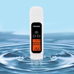 INKBIRD Water TDS Meter 3 in 1 Digital Water Quality Tester (TDS, EC & Temp), Data Lock Function, Instant Reading with High Accuracy, for Drinking Water, Aquariums, Swimming Pool, Hydroponic Setups image 1