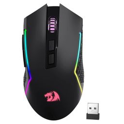 Redragon M693Gaming Mouse, 8000 DPI w/ 3-Mode Connection, BT & 2.4G Wireless, 7 Macro Buttons, Durable Power Capacity and RGB Backlight for PC/Mac/Laptop image 1