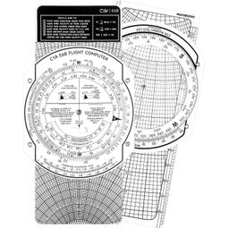 Saysurey E6B Plastic Flight Computer for Pilots Aviation Flight Computer Calculator Essential Pilot Accessories Aviation Tools for Student Training Bag, Use with IFR VFR Sectional Charts image 1