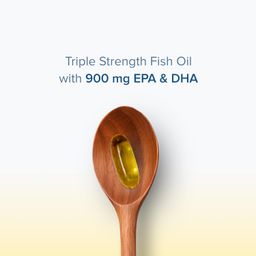 GNC Triple Strength Fish Oil 1500mg Omega-3 with 900mg EPA & DHA | 60 Softgels | For Heart, Healthy Cholesterol, Joint Comfort, Focus & Vision | Enteric-Coated for No Fishy Aftertaste |USA Formulated image 5