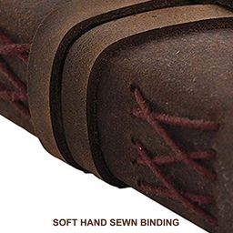 RJKART Personalised Handmade Leather Diaries with Customized Name Journal Diary Writing Notebook for Office image 5