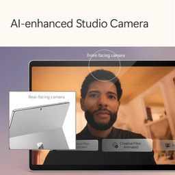Microsoft New Surface Pro (11th Edition) - Windows 11 Home Copilot + PC - 13” LCD PixelSense Touchscreen - Qualcomm Snapdragon X Plus (10 Core) - 16GB RAM - 512GB SSD - Platinum - ZHY-00014 image 5