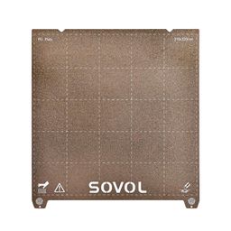 Sovol SV06 Plus SV04 Flexible Steel Platform with PEI Surface & Magnetic Bottom Sheet with Adhesive for Creality Ender 3 Max Ender 3 Max NEO CR-10 V2 CR-10 V3 CR-10S PRO V2 CR-X 310 x 320mm image 2