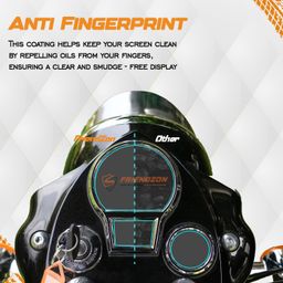 friendzon Screen Guard Protector For Royal Enfield Reborn Classic 350 2022 / Classic 650 2025 / Bullet 350 2023 (Non Tripper Model) || TFT Display Instrument Cluster Screen Protector || [Not A Tempered Glass] image 4