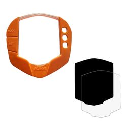 uniware UNIWARE® Speedometer Meter Shell/Upper Case (Orange) and Screen Protector/Scratch Guard (Combo Set) for KTM Duke 125/200/390 BS 3, KTM RC 125/200/390 image 1