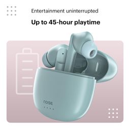 Noise Buds VS104 Truly Wireless Earbuds with 45H of Playtime, Quad Mic with ENC, Instacharge(10 min=200 min), 13mm Driver,Low Latency, BT v5.2 (Mint Green) image 3