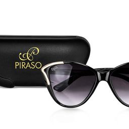 piraso Branded Black UV Protected Cat-Eye Women's Sunglasses image 5