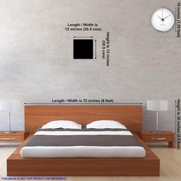 ArtzFolio Old Texture D1 | Bulletin Board Notice Pin Board | Vision Soft Board Combo with Thumb Push Pins & Sticky Notes | Dark Brown Frame | 12 x 12 inch (30 x 30 cms) image 3