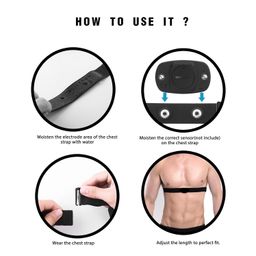 Heart Rate Monitor Chest Strap Replacement for Polar H10 Polar H9 Polar H7, Adjustable HRM Soft Replacement Chest Strap Compatible with Polar Heart Rate Sensor (Gray) image 5