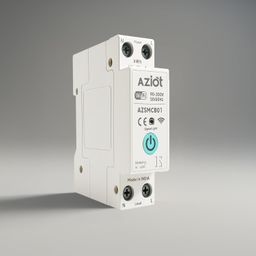 Aziot 1P 63A WiFi Smart Circuit Breaker with Power Monitoring, Remote & Voice Control | Compatible with EV Chargers, Geysers, Water Pumps, Room Heaters, and Heavy-Duty Appliances | SmartLife App image 1