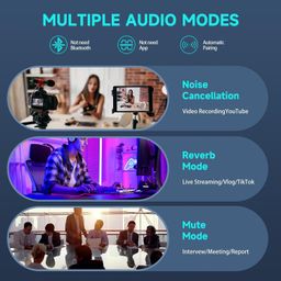 SKYCELL Wireless Bluetooth Collar Mic for Youtubers – Ideal Microphone for Mobile YouTube Channels, Wireless Mic for Vlogging, and Collar Mic for Clear Audio Live Recording No App Needed K9 image 5