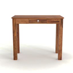 SH Furniture Solid Sheesham Wood Study Table with Chair for Study Room, Study Table for Students, Workstation Table, Computer Table,Laptop Table - Teak Finish image 4