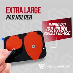 Reusable Electrode Pads for TENS EMS Unit, 10 Replacement Premium Pads and 1 Plastic Holder image 5