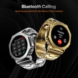 Fire-Boltt Obsidian 33.5mm (1.32 inch) AMOLED Display, Stainless Steel Design, 466 * 466 px Resolution, Bluetooth Calling, Multiple Sports Modes, Health Mode, IP67, Weather Updates image 5