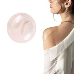 deelessgz GEJIAG 6 Pieces/3 Pairs Soft Anti-Slip Shoulder Pads Invisible Breathable Silicone Shoulder Pad Sticky Pad for Shoulder Slip Height Enhancerï¼Ë†Transparentï¼â€° image 1