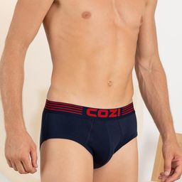lux cozi Men's Cotton Solid Briefs image 2