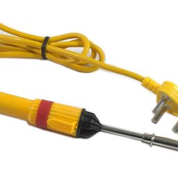 ElectroBot 6 in 1 Electric Soldering Iron Stand Tool Wire Stripper Kit with 25W Welding Stick Set image 4