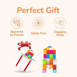 Cubelelo Magic Snake Rainbow Puzzle Cube (72 Wedges) | Twist and Turn Shape Creation Fun Game for Kids Boys Girls and Adults | Multicolor Brain Teaser Stress Buster Toy | for Ages 3 Years and Above image 3