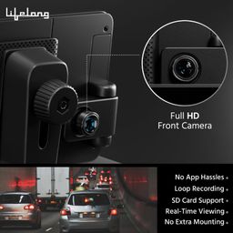 Lifelong 7-Inch Android Car Stereo with Wireless CarPlay & Android Auto | Touchscreen System | in-Built Dashcam| Car Display Screen |Music System with Bluetooth & Voice Control | Easy Installation image 5